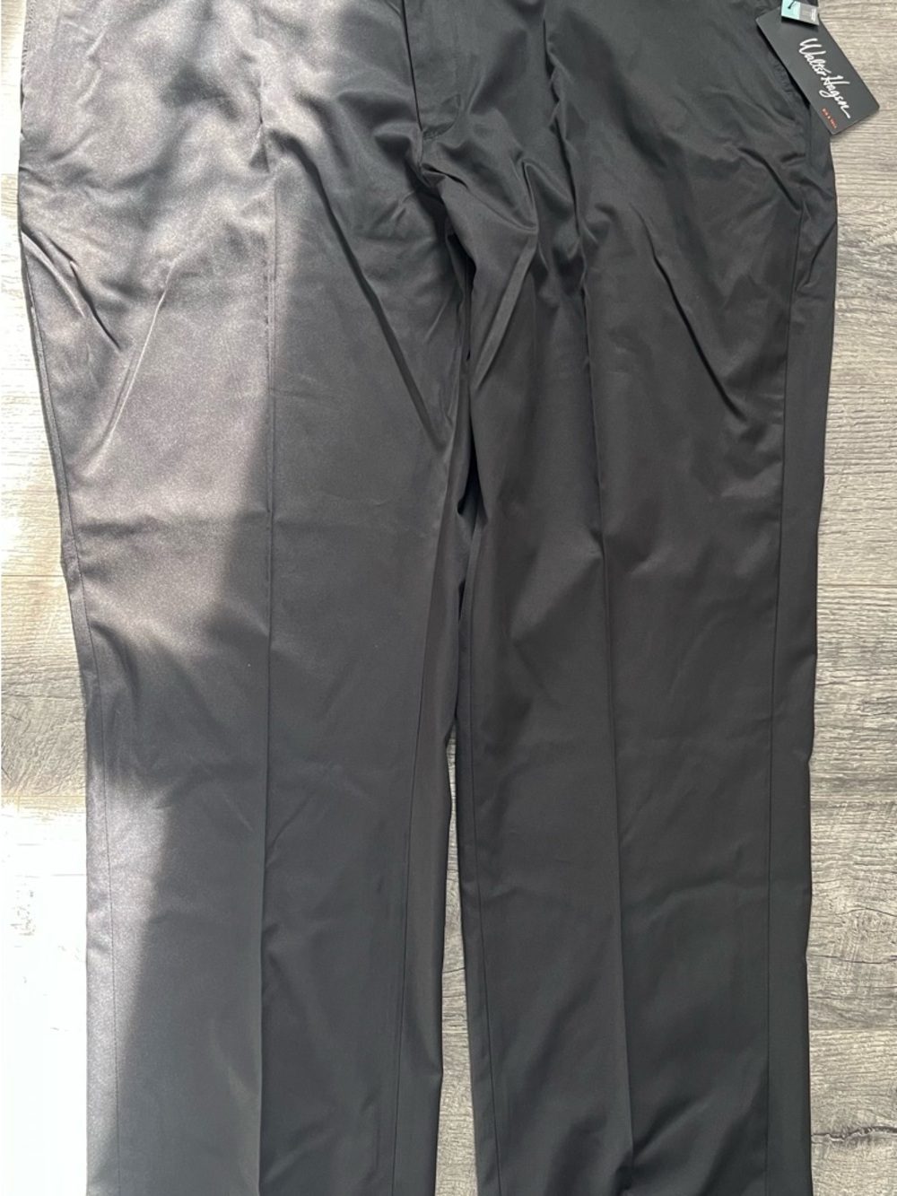 Walter Hagen Black Dress Trousers Size 48x32 Straight Fit